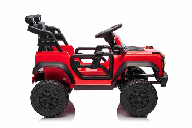 Electric Ride-On Car Ford Bronco with Rear-Wheel Drive, Licensed (Single-Seater), Red, Lithium Batte