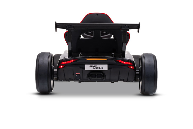Drift kart elettrico per bambini 24 V | Beneo Motors Drift Car | Nero | 2 × 200 W | Batteria al litio