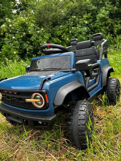 Electric Ride-On Car Ford Bronco with Rear-Wheel Drive, Licensed (Single-Seater), Blue, Lithium Batt