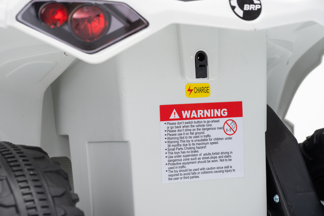 Licencovaná dětská elektrická mini čtyřkolka 25 W | Can-Am Renegade | Lithiový akumulátor 7,2 V | Bílá