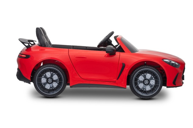 Electric Ride-on car Mercedes GT63 AMG 24V with 4x4 drive, red, Two-seater, Adjustable driver's seat