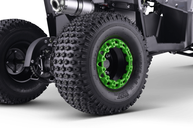 Kids Petrol Quad 125cc | Beneo Motors Warrior Green | Ages 8+ | Reverse Gear &amp; Speed Limiter