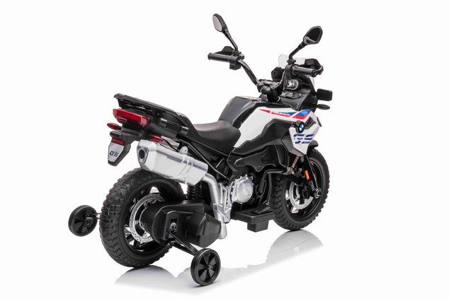 Electric Motorbike BMW F850 GS, Licensed, 12V battery, EVA soft wheels, 2 x 35W Engines, LED Lights,