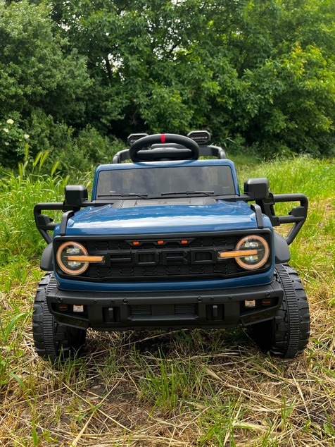 Electric Ride-On Car Ford Bronco with Rear-Wheel Drive, Licensed (Single-Seater), Blue, Lithium Batt