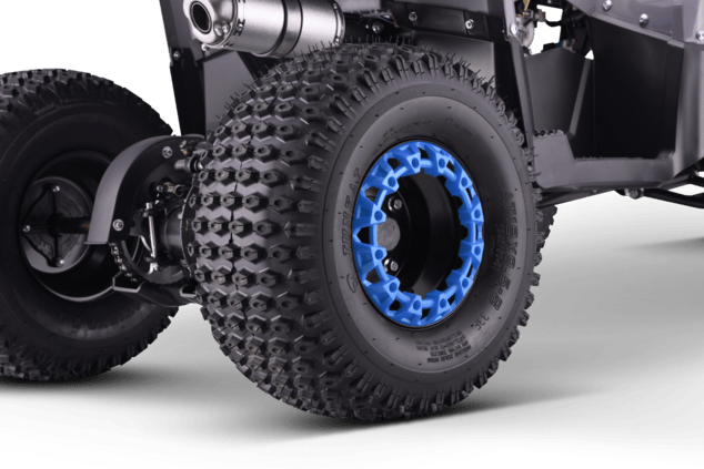 Kids Petrol Quad 125cc | Beneo Motors Warrior Blue | Ages 8+ | Reverse Gear &amp; Speed Limiter