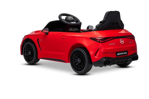 Electric Ride-on car Mercedes CLE 12V with rear-wheel drive, red, Single seater, Lithium battery, LE