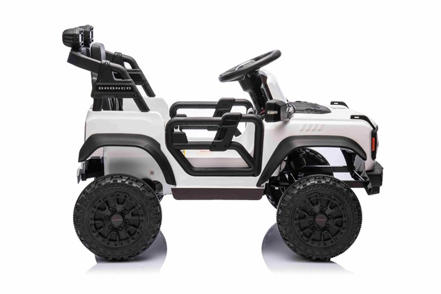 Electric Ride-On Car Ford Bronco with Rear-Wheel Drive, Licensed (Single-Seater), White, Lithium Bat