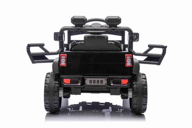 Electric car for children OFFROAD NEW with rear-wheel drive, black, Lithium battery, High chassis, W