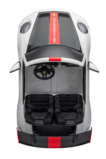 Porsche 911 GT3 RS macchina elettrica per bambini 24V 4x4 | con licenza | Beneo Motors | 2 posti | Batteria al litio | Sedili in similpelle ROSSI | Ruote EVA