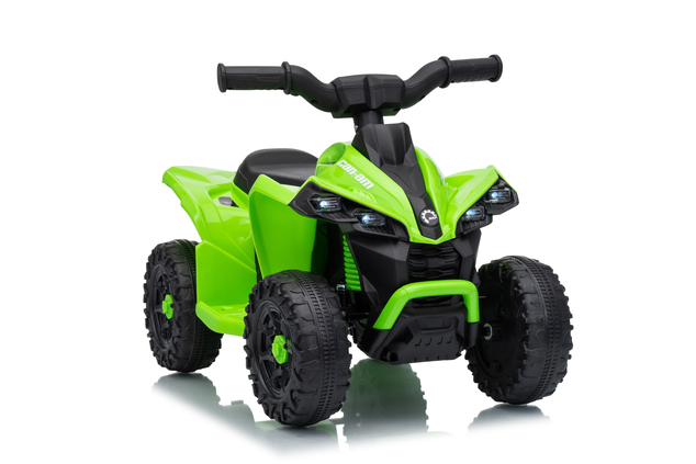 Licencovaná dětská elektrická mini čtyřkolka 25 W, lithiový akumulátor 7,2 V | Can-Am Renegade | Zelená