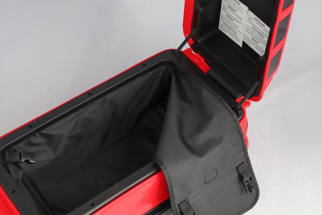 Kids Pull Along Licensed Mercedes-Benz  Ener-G-Force Luggage- Red Small Travel Bag