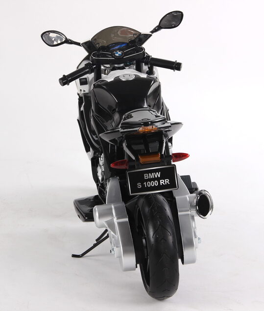 Electric Ride on Motorcycle BMW S 1000 RR, Battery Powered Car, Licensed, EVA Soft Wheels, Metal Fra