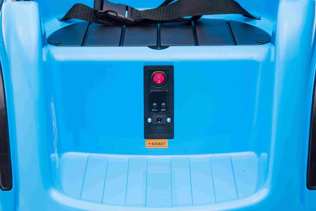 Electric Ride-on RIRIDRIVE 12V blue, suitable for indoor and outdoor use, 2.4 Ghz Remote control, LE