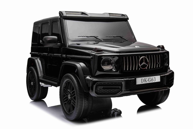 Electric Ride-on car Mercedes-Benz G63 AMG 4x4² Two-seater 12V, black, MP3 Player with USB/AUX input