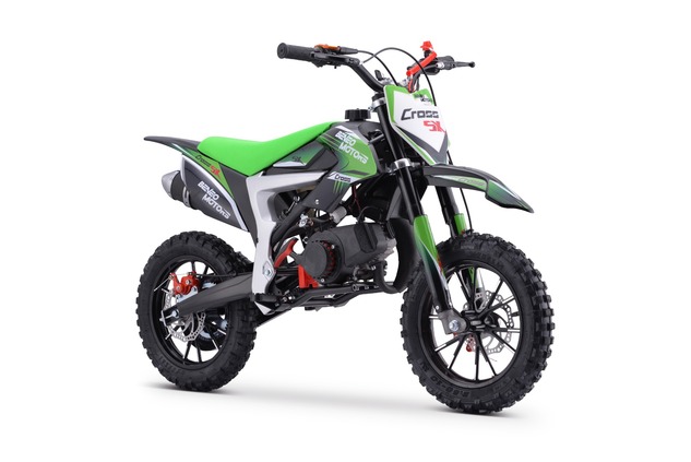 Kids Petrol Dirt Bike 50cc | Beneo Motors CROSS SX Green | Ages 4–8 | Speed Limiter