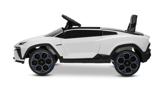 Electric Ride-on Car Lamborghini Lanzador 12V with rear-wheel drive, licensed (Single seater), white