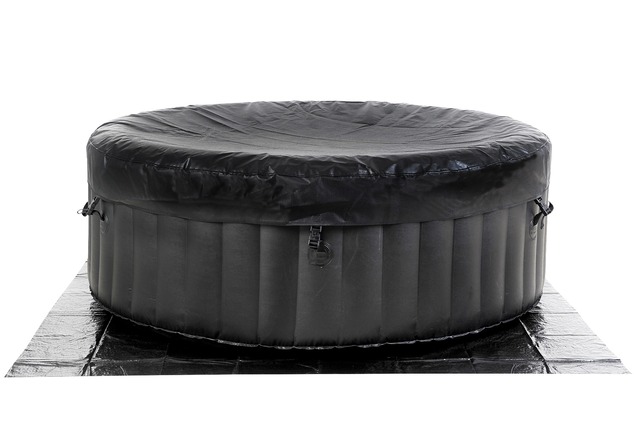 BeneoSpa NEW Portable Inflatable Bubble Spa for 6 People, Hot Tube, Jacuzzi, Black