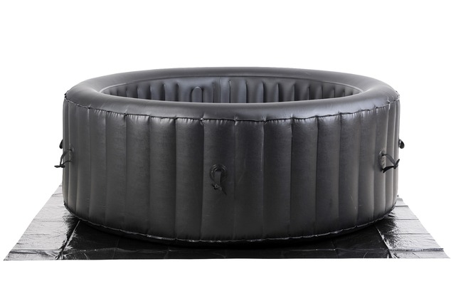 BeneoSpa NEW Portable Inflatable Bubble Spa for 6 People, Hot Tube, Jacuzzi, Black