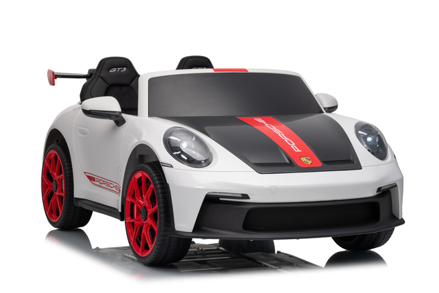 Porsche 911 GT3 RS macchina elettrica per bambini 24V 4x4 | con licenza | Beneo Motors | 2 posti | Batteria al litio | Sedili in similpelle ROSSI | Ruote EVA