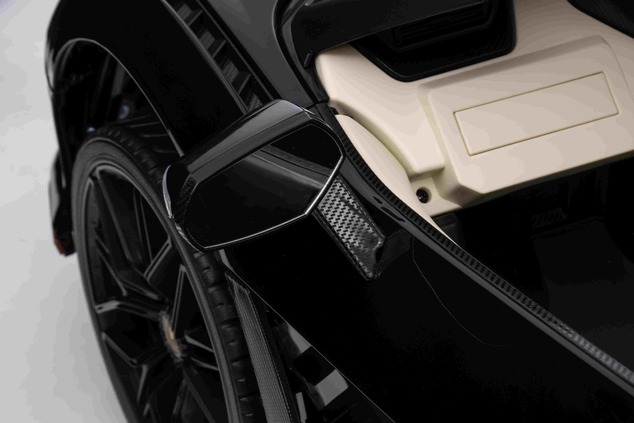 Electric Ride-on car Lamborghini Sian 4X4, black, 12V, 2.4 GHz remote control, USB / AUX Input, Blue
