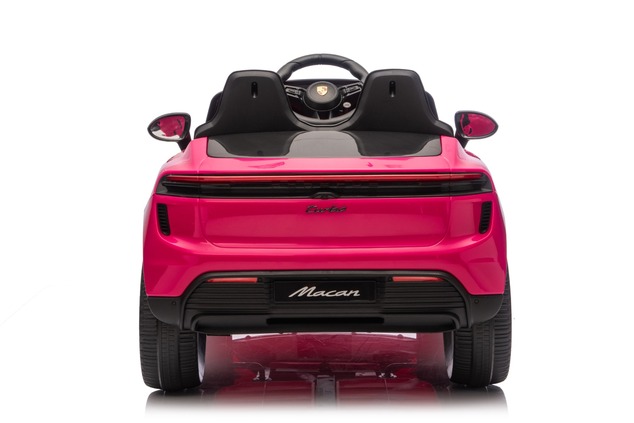 Electric Ride-on car Porsche Macan 12V Licensed with rear-wheel drive (Single seat), pink, Lithium b