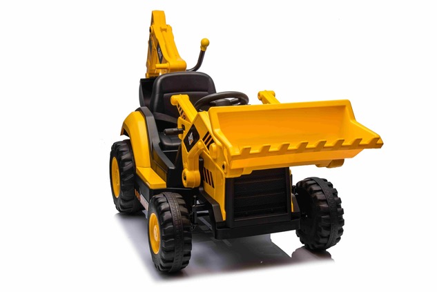 Licensed Caterpillar Electric Excavator with Slope and Excavation Bucket, Single Seater, Yellow, USB