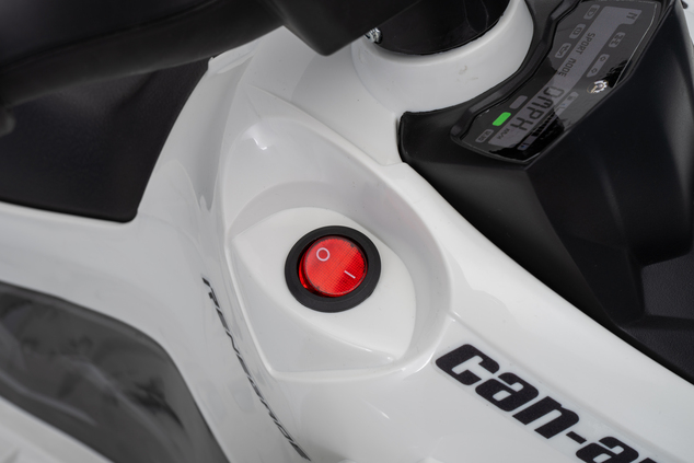 Licencovaná dětská elektrická mini čtyřkolka 25 W | Can-Am Renegade | Lithiový akumulátor 7,2 V | Bílá