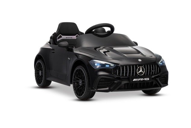 Electric Ride-on car Mercedes CLE 12V with rear-wheel drive, black, Single seater, Lithium battery, 