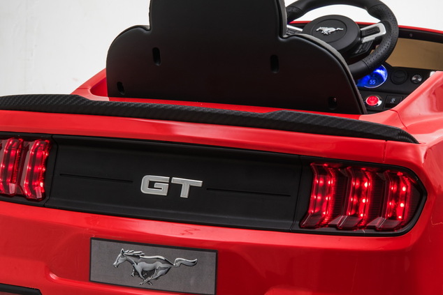 Drift electric ride-on car Ford Mustang 24V, red, Smooth Drift wheels, 2 x 25000 rpm Engines, Drift