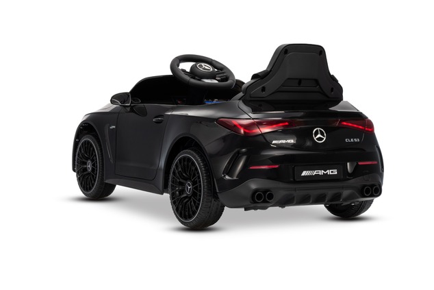 Electric Ride-on car Mercedes CLE 12V with rear-wheel drive, black, Single seater, Lithium battery, 