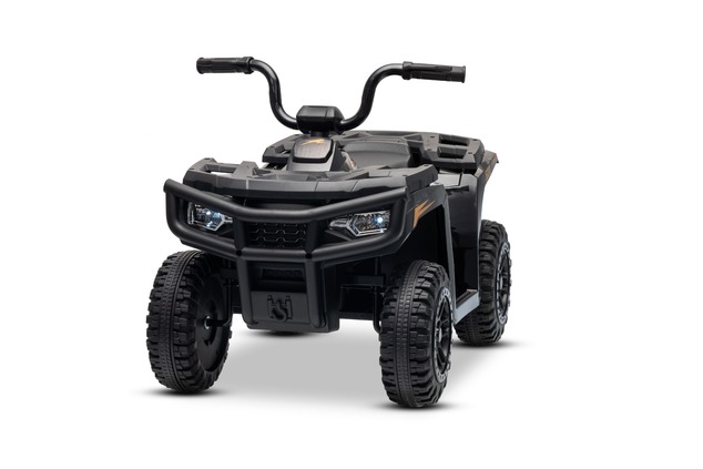 Licensed electric Ride-on quad Arctic Cat 12V with rear wheel drive, black, LED lights, Lithium batt