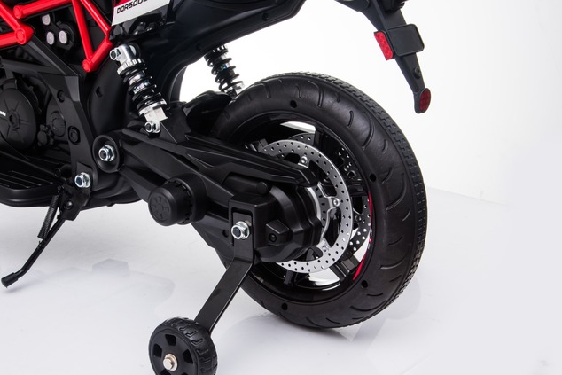 Electric Motorbike APRILIA DORSODURO 900, Licensed, 12V battery, EVA soft wheels, 2 x 18W Engines, S