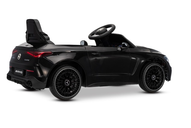 Electric Ride-on car Mercedes CLE 12V with rear-wheel drive, black, Single seater, Lithium battery, 