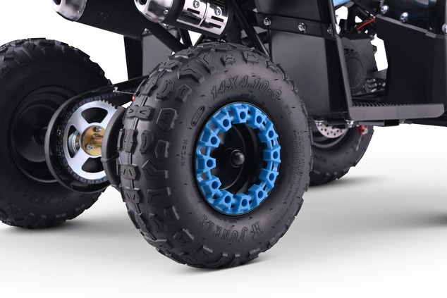 Kids Petrol Pocket Quad 49cc | Beneo Motors Escape Blue | Ages 4+ | Speed Limiter