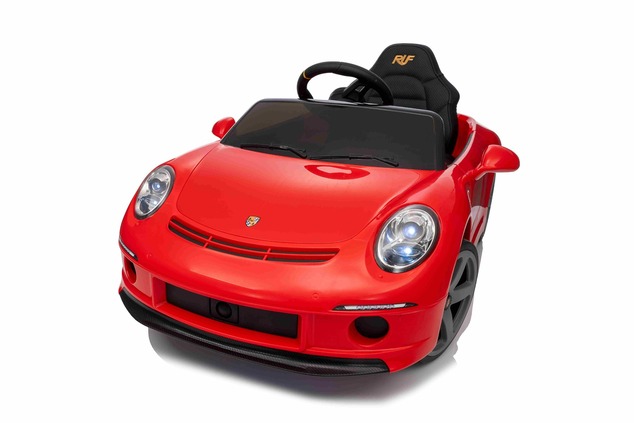 Electric Ride-on car RUF GT 12V, red, Opening doors, 2.4 GHz remote control, LED lights front and re