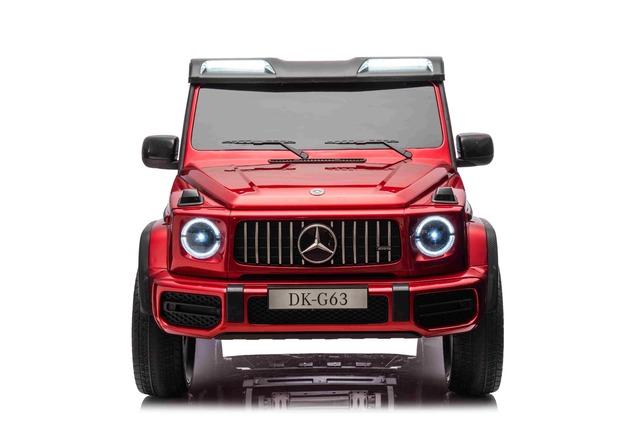 Electric Ride-on car Mercedes-Benz G63 AMG 4x4² Two-seater 24V, Red painted, MP4 Player with USB/AUX