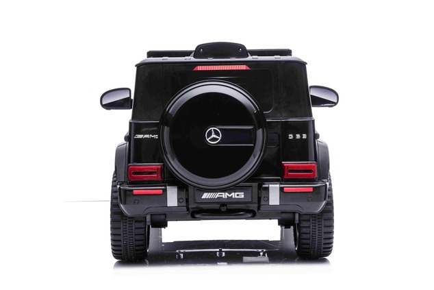Electric ride-on car Mercedes G with high doors, black, Single seater, 12V battery, 2.4 GHz Remote c