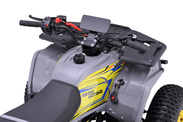Kids Petrol Quad 125cc | Beneo Motors Warrior Yellow | Ages 8+ | Reverse Gear &amp; Speed Limiter