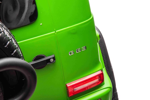Electric Ride-on car Mercedes-Benz G63 AMG 4x4² Two-seater 24V, Green painted, MP4 Player with USB/A