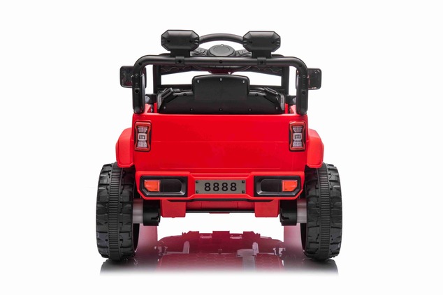 Electric car for children OFFROAD NEW with rear-wheel drive, red, Lithium battery, High chassis, Wid