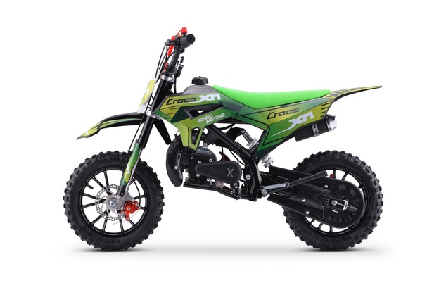 Kids Petrol Dirt Bike 50cc | Beneo Motors CROSS XM Green | Ages 4–8 | Speed Limiter