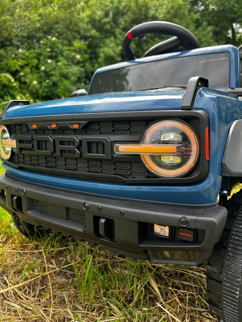 Electric Ride-On Car Ford Bronco with Rear-Wheel Drive, Licensed (Single-Seater), Blue, Lithium Batt