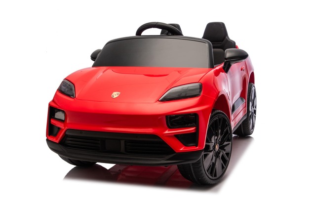 Electric Ride-on car Porsche Macan 12V Licensed with rear-wheel drive (Single seat), red, Lithium ba