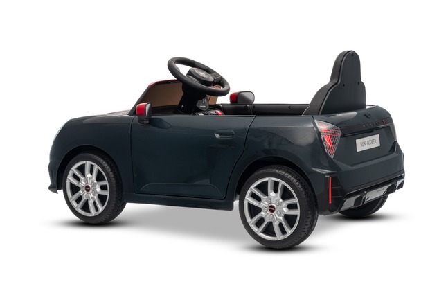 Electric Ride-on car Mini Cooper 12V, black, MP3 Player with USB and Bluetooth connection, 2.4 GHz r