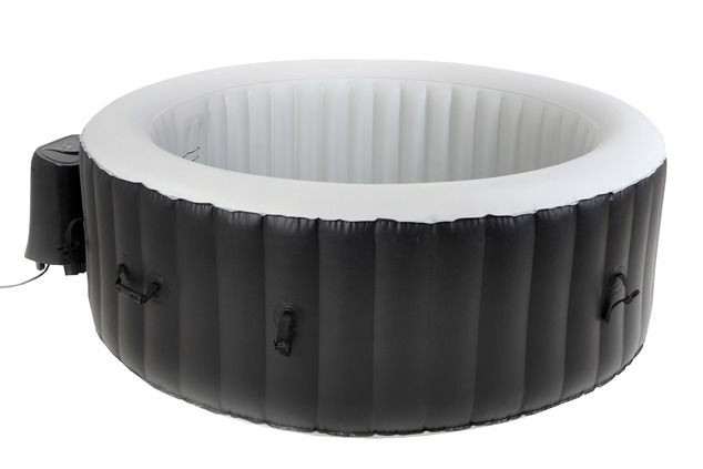 BeneoSpa NEW Portable Inflatable Bubble Spa, Hot Tube, Jacuzzi, Black-White