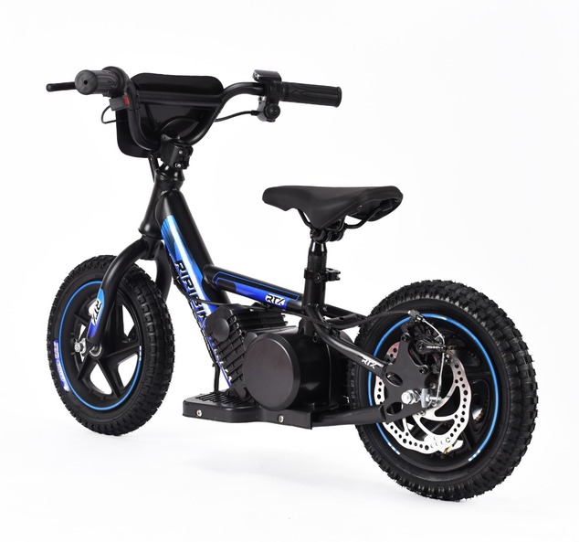 Children's electric balancer RIRIBIKE RTX3 24V (12"), blue, Lithium battery, 100W motor, Disc brake,