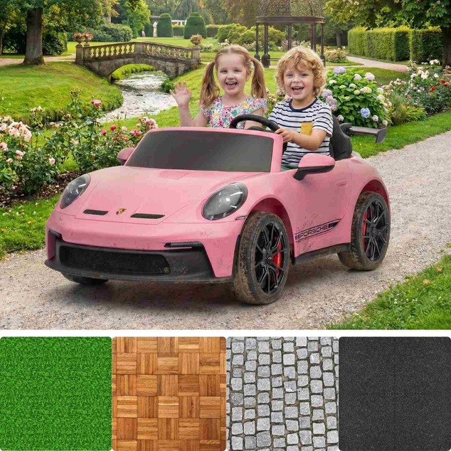 Kids Electric Ride-On Porsche 911 GT3 24V 4x4 | Licensed | Beneo Motors | 2 Seater | Lithium Battery