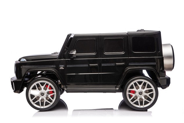 Electric Ride-on car Mercedes-Benz G63 AMG 4x4 Two-seater 24V, black, MP3 Player with USB/AUX and Bl