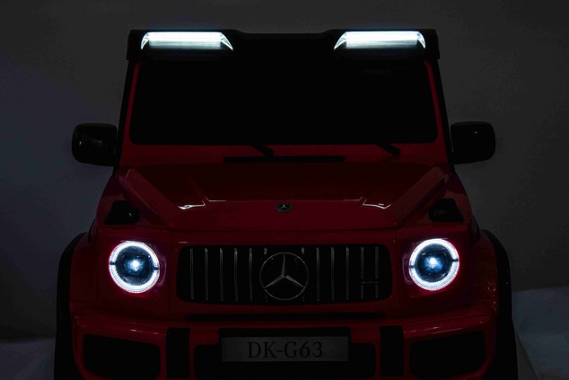 Electric Ride-on car Mercedes-Benz G63 AMG 4x4² Two-seater 12V, black, MP3 Player with USB/AUX input