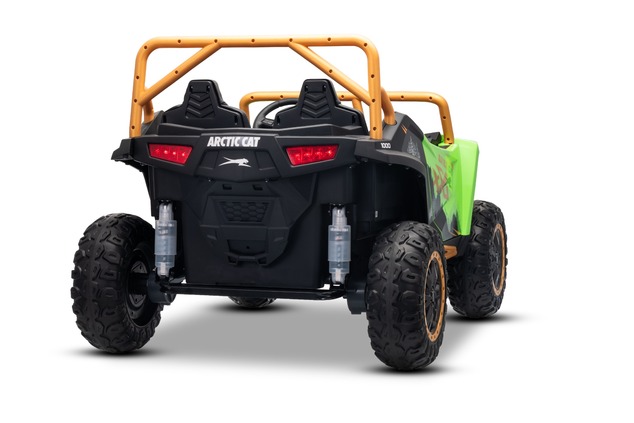 Electric Ride-on buggy Artic CAT XXL 4x4 24V, green, two-seater, Soft EVA wheels, Powerful engines, 